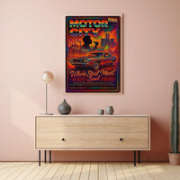Motor City Where Steel Meets Soul Poster