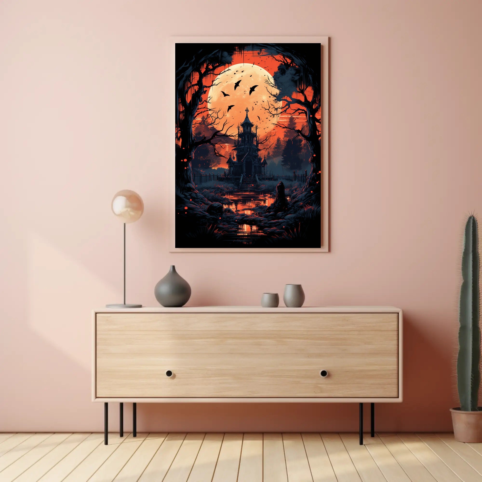 Haunted Mansion Under The Blood Moon Poster