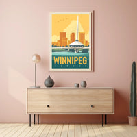 Winnipeg Skyline Poster