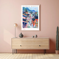 Flower Market in Tokyo Poster PosterGoat