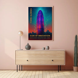 Torre Glòries Icon of Innovation Poster
