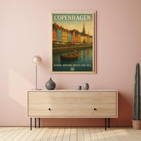 Copenhagen Where History Meets the Sea Poster