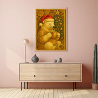 Polar Bear Christmas Poster