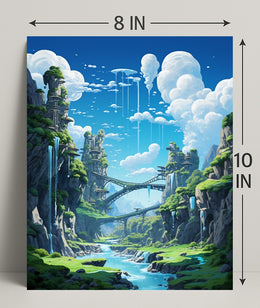 Enchanted Sky Bridges Poster