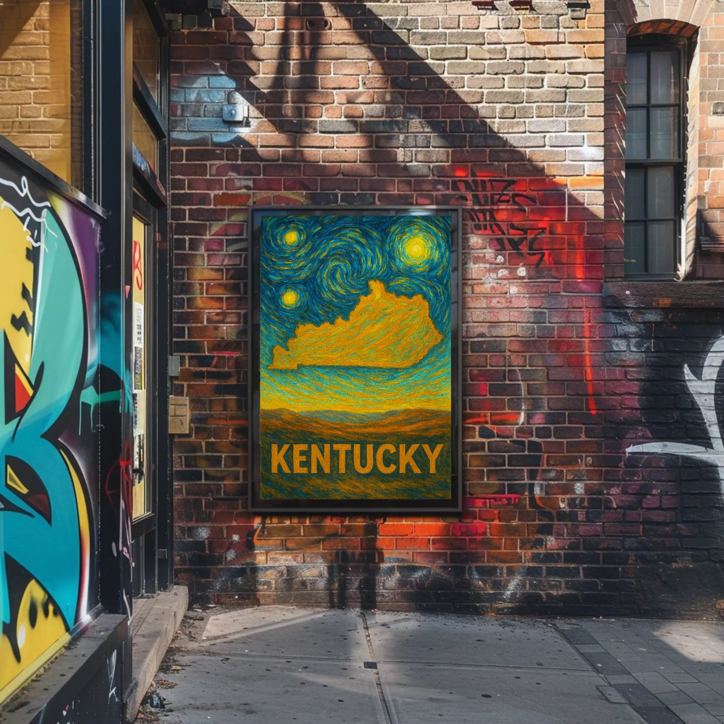 Kentucky Starry Night Poster