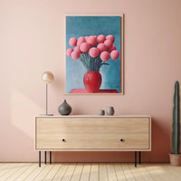 Floral Fantasy Poster Vibrant Botanical Wall Art