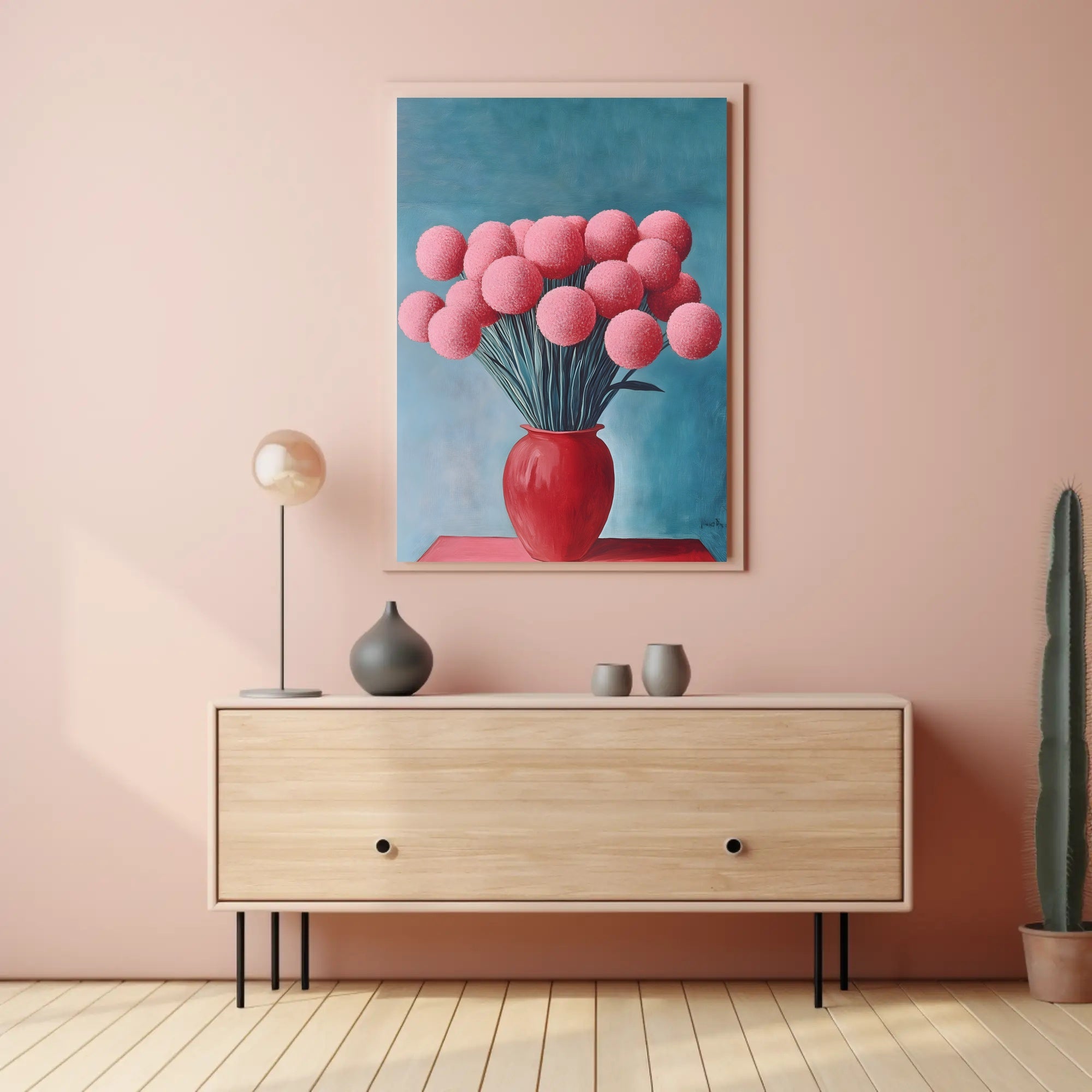 Floral Fantasy Poster Vibrant Botanical Wall Art