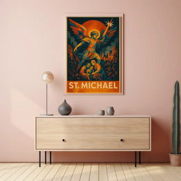 St. Michael Protector In Art Poster
