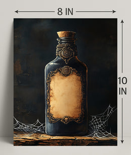 Mysterious Elixir Bottle Poster
