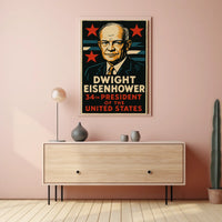 Dwight Eisenhower 34th President Poster