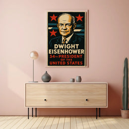 Dwight Eisenhower 34th President Poster