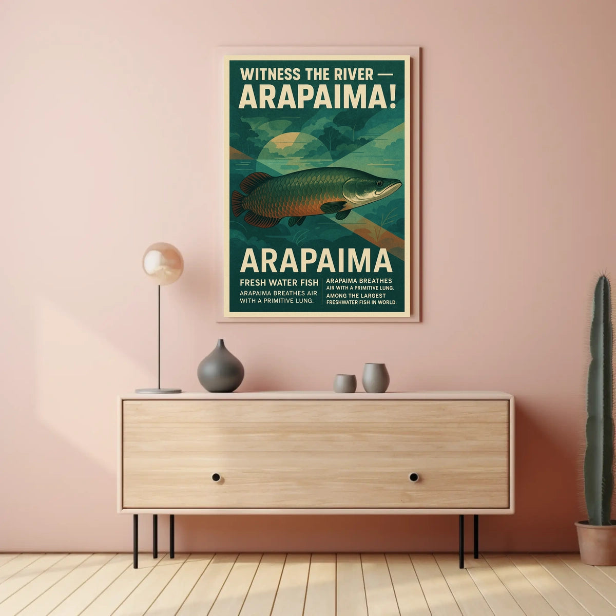 Witness The River Arapaima Poster