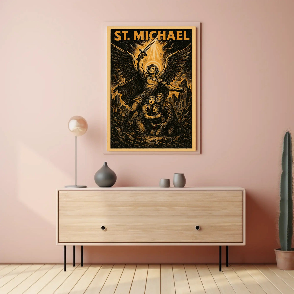 St. Michael Protector Of The People Poster