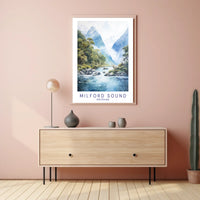 Milford Sound New Zealand Poster