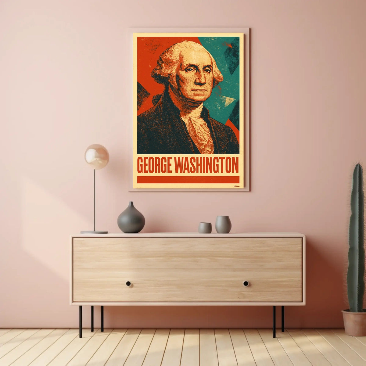 George Washington First President Poster