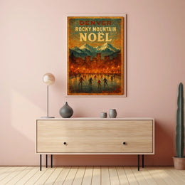 Denver Rocky Mountain Noël Poster