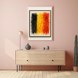 Abstract Belgian Flag Abstract Poster