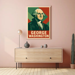 George Washington History Photography Realism Poster
