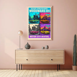 2025 Cruising Woodward Ave Poster