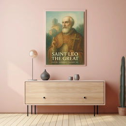 Saint Leo The Great Poster