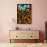 Utah Adventure Landscape Poster