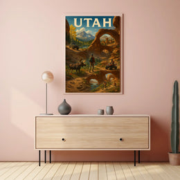 Utah Adventure Landscape Poster
