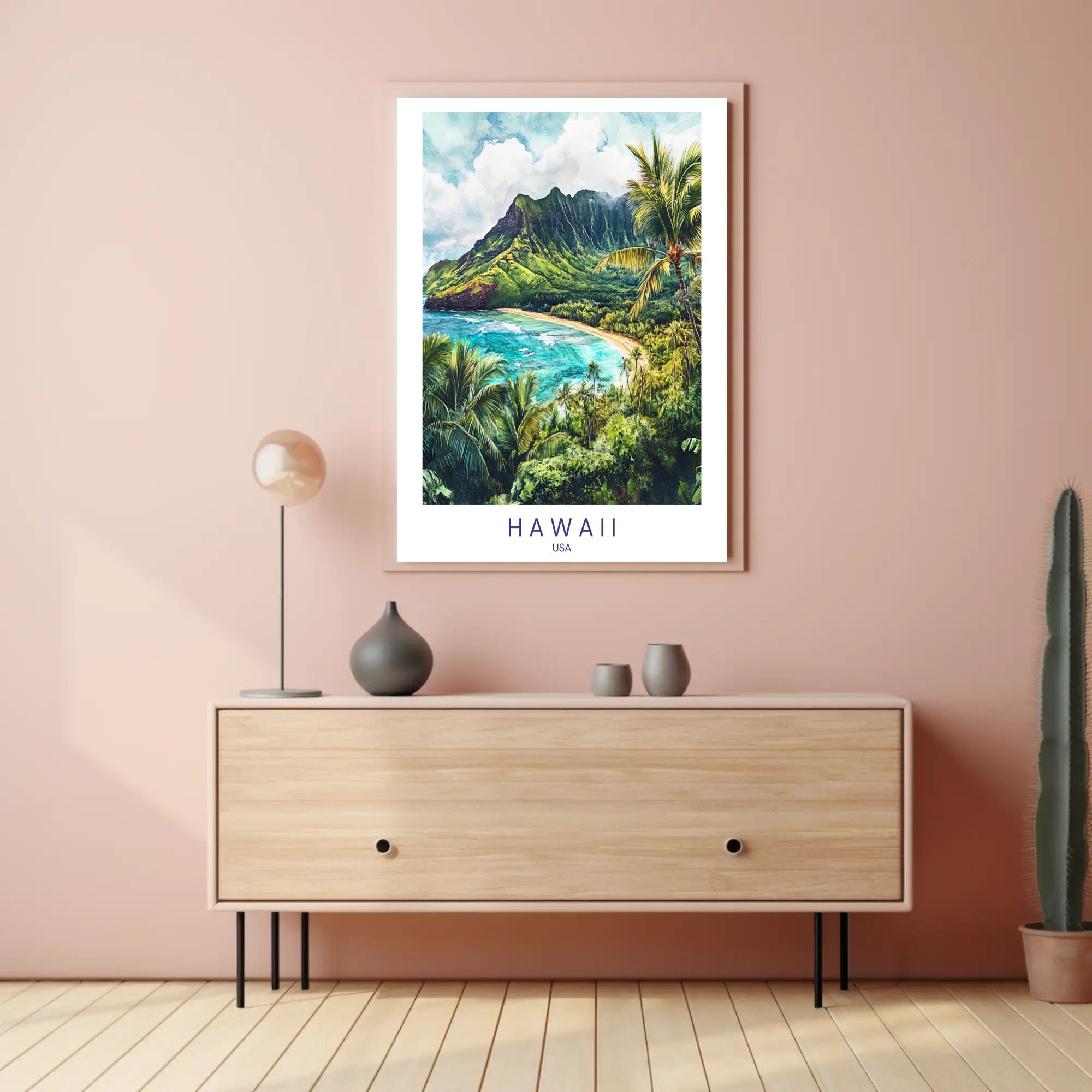 Tropical Paradise of Hawaii Poster PosterGoat