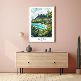 Tropical Paradise of Hawaii Poster PosterGoat
