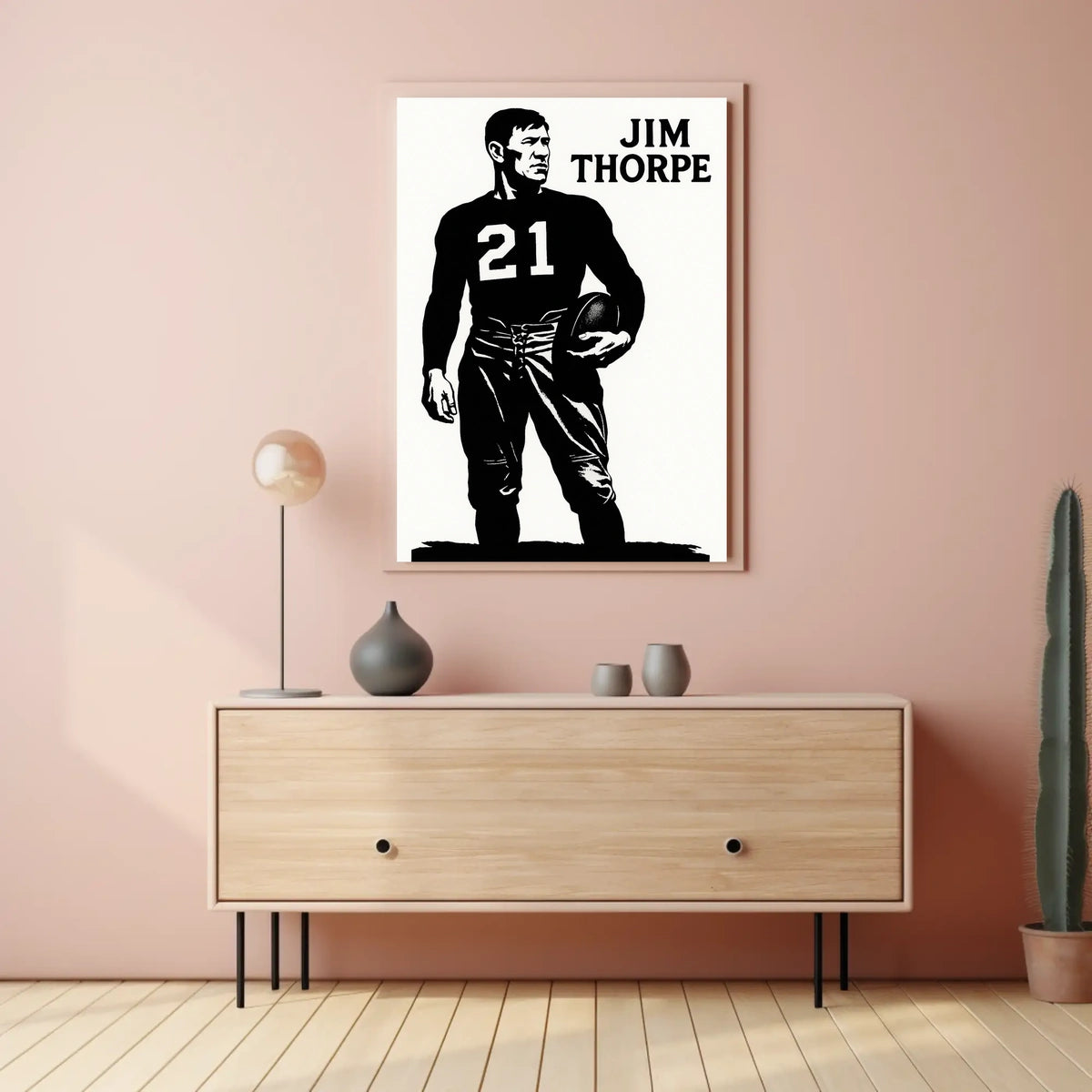 Jim Thorpe Legendary Athlete Poster
