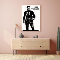 Jim Thorpe Legendary Athlete Poster