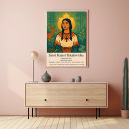 Saint Kateri Tekakwitha Poster PosterGoat