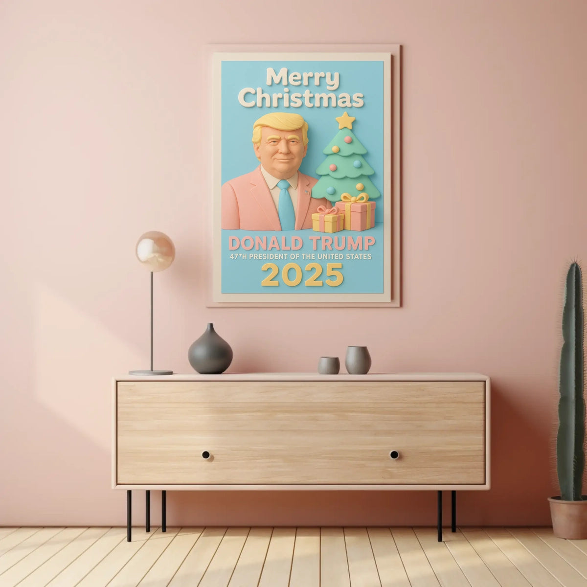 Festive Christmas Cheer with Gifts Cultural or Heritage Poster