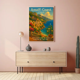 Breathtaking Beauty Carved by the Sea Poster