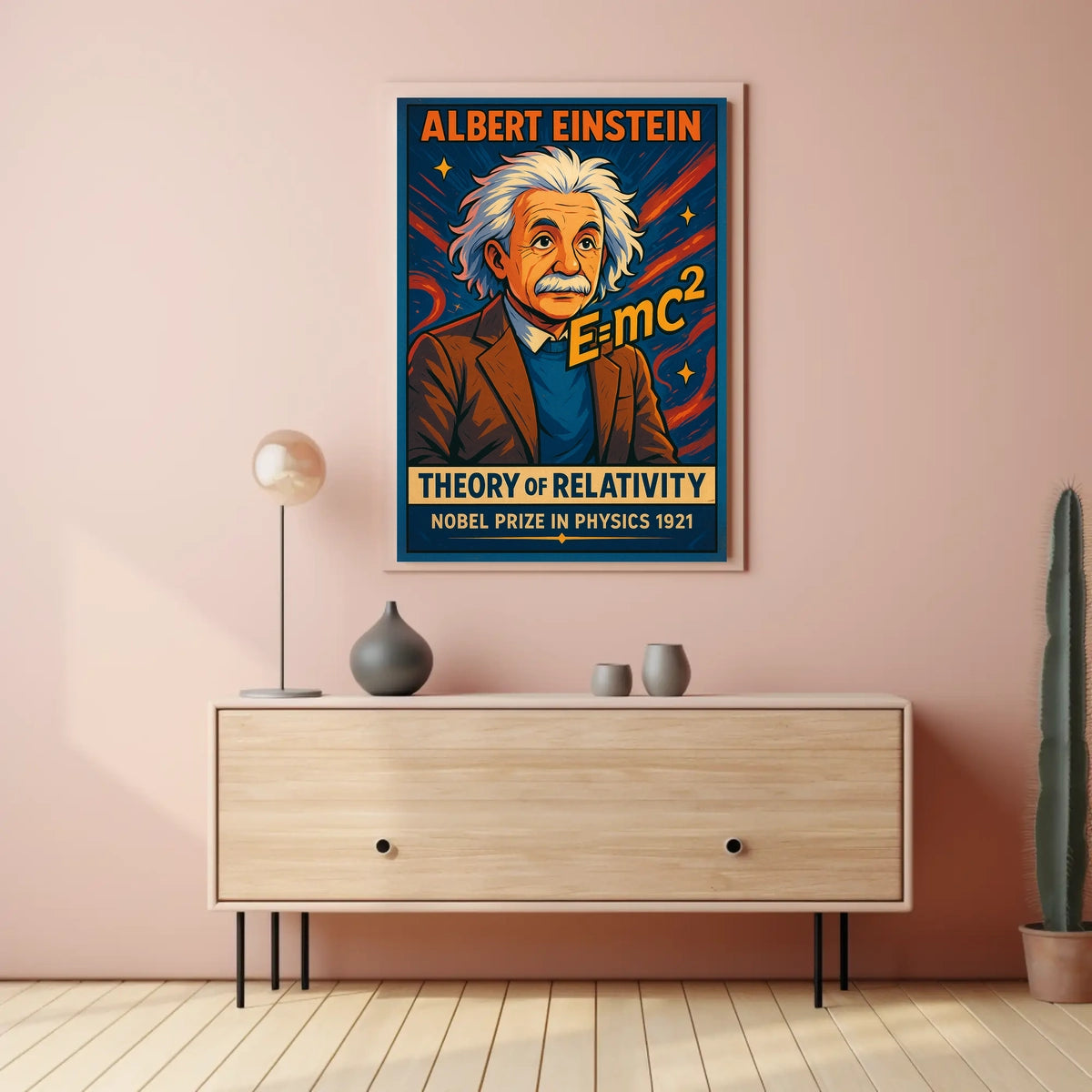 Albert Einstein Theory Of Relativity Poster