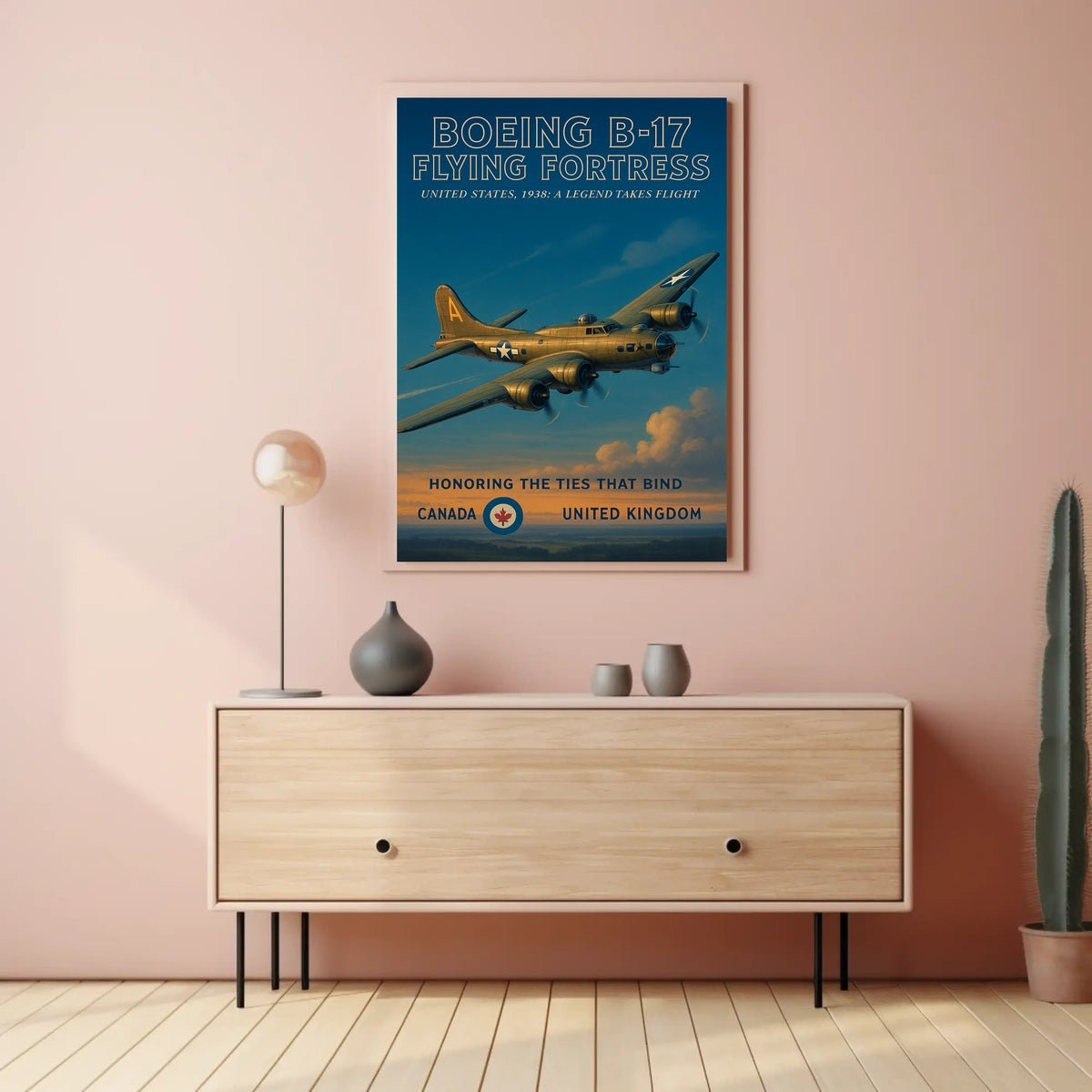 Boeing B-17 Flying Fortress Poster