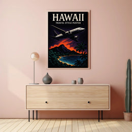 Hawaii Travel Style Poster PosterGoat