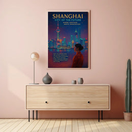 Shanghai City Of The Future Poster