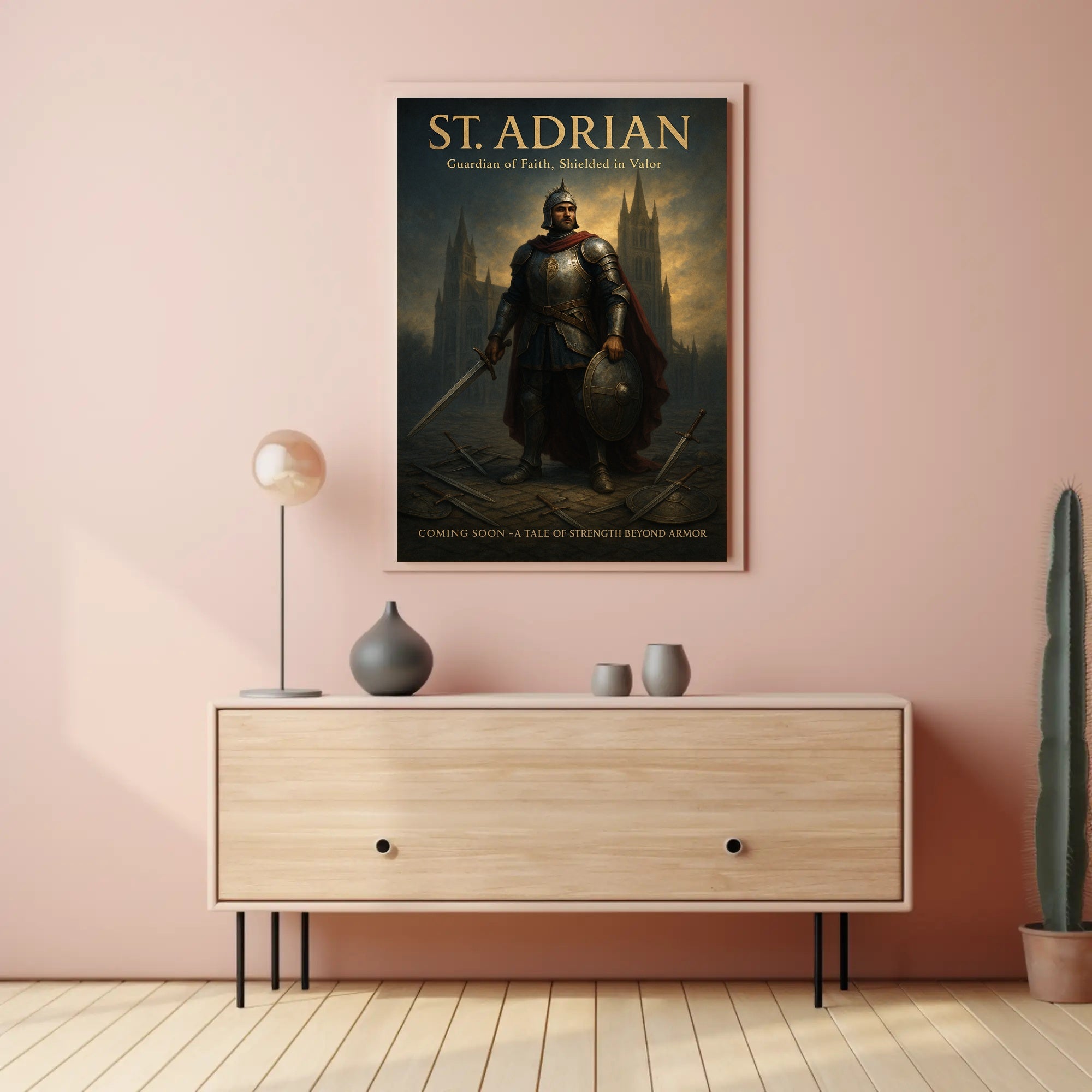 St. Adrian Guardian of Faith Poster PosterGoat