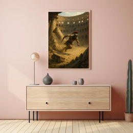 Gladiator in the Arena Poster