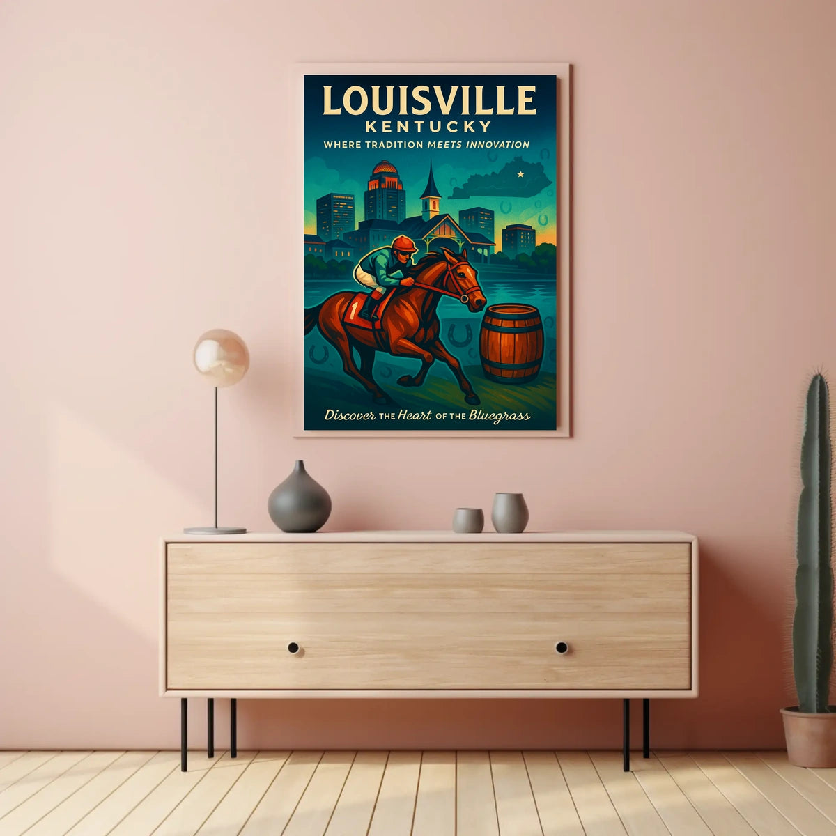 Louisville, Kentucky Where Tradition Meets Innovation Poster
