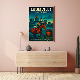 Louisville, Kentucky Where Tradition Meets Innovation Poster