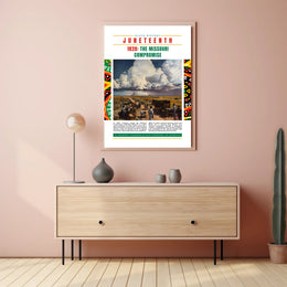 Missouri Compromise 1820 Cultural Heritage Educational Poster