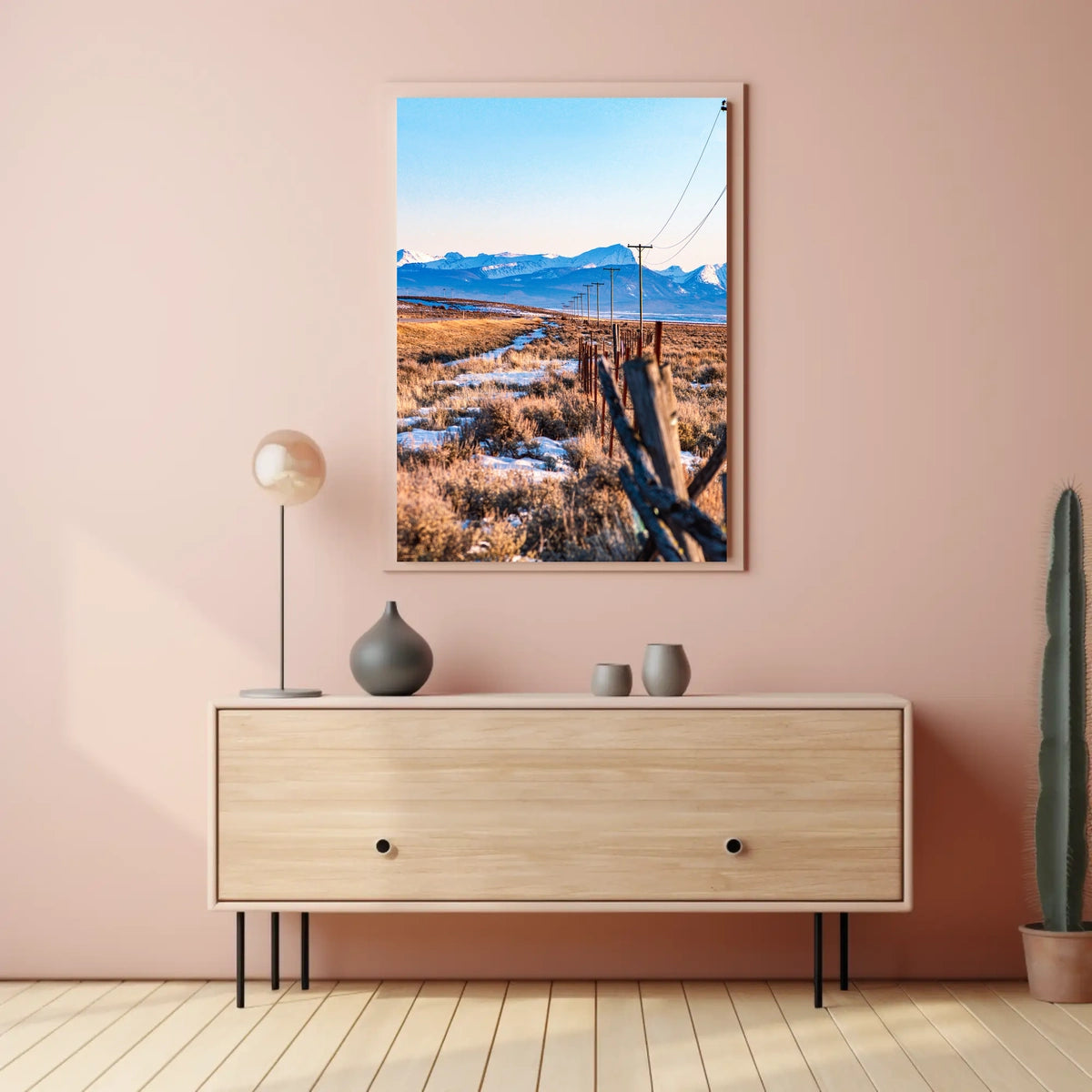 Serene Mountain Landscape Poster