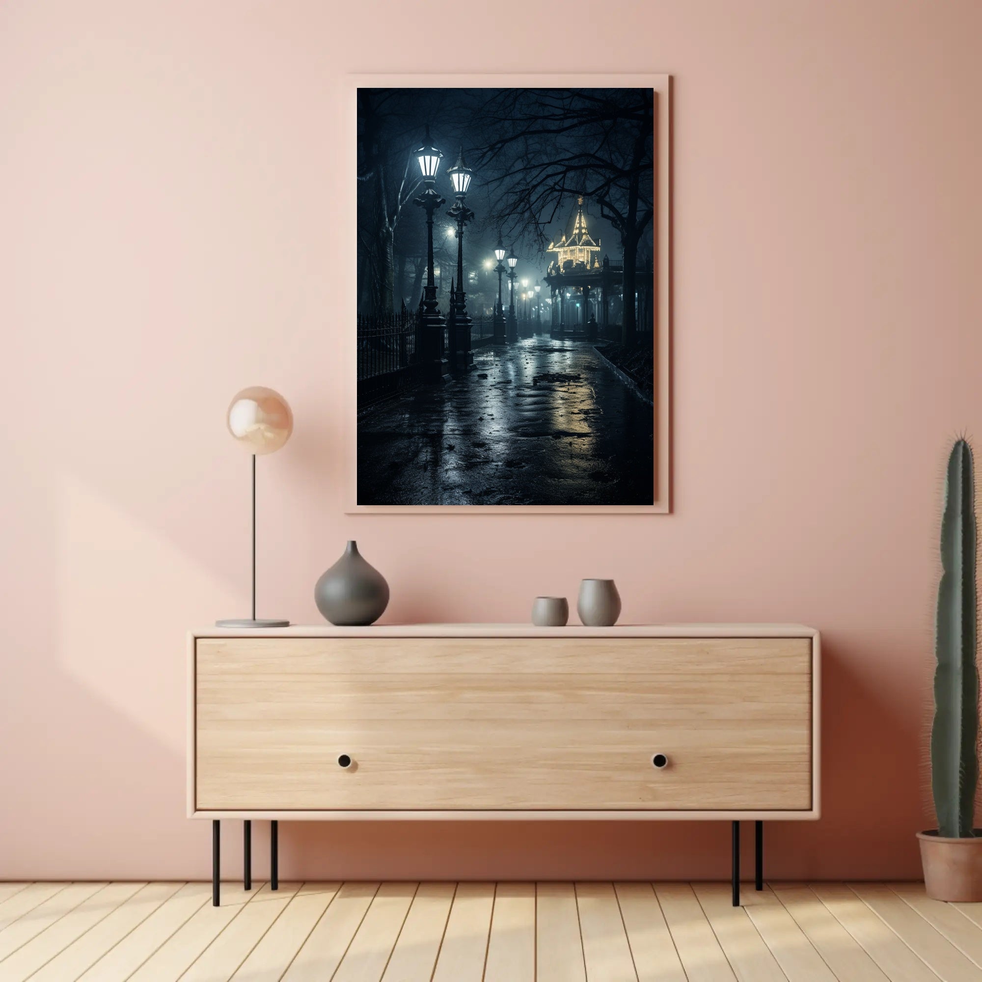 Enchanted Evening Stroll Poster