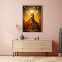 Saint Fabian The Pontiff of Peace Poster PosterGoat