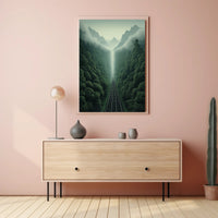Journey Through The Misty Mountains Poster