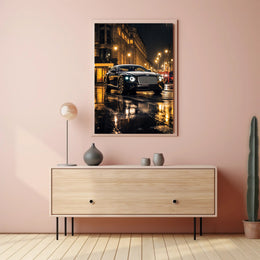 Elegance in the Rain Poster PosterGoat