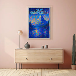 New Hampshire Vibrant Landscapes Poster