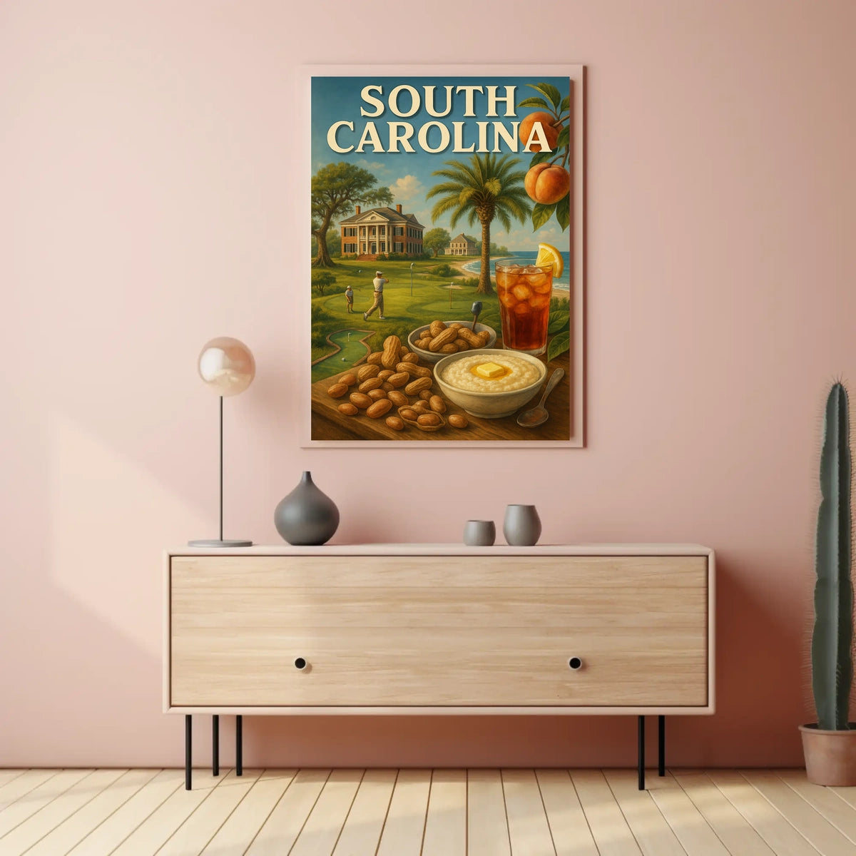 Discover South Carolina Poster