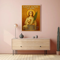 Saint Agnes of Rome Poster PosterGoat